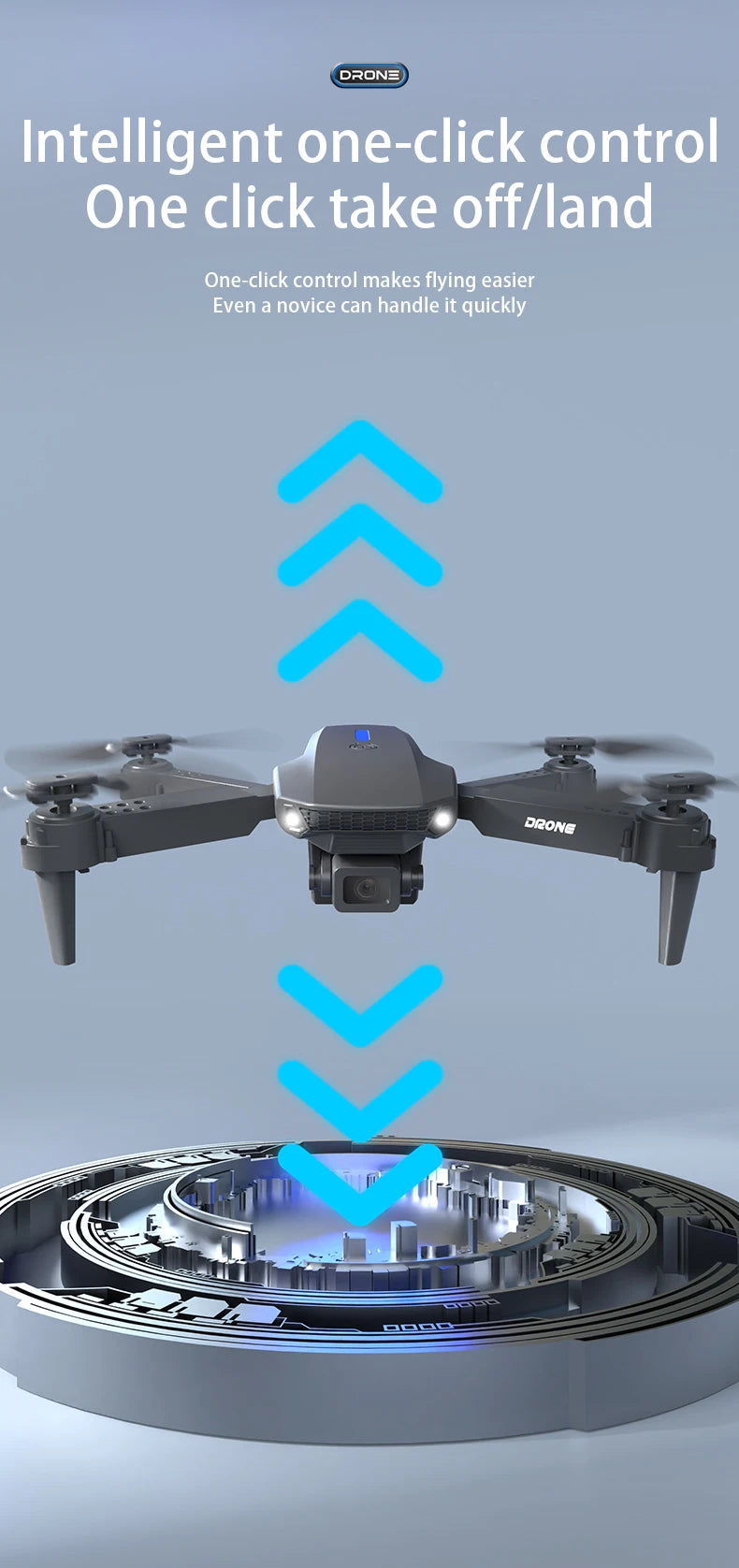 KBDFA E88Pro Drone Profesional 4K HD Dual Camera 5000 Meter Remote Control Distance Helicopter Foldable WIFI FPV Quadcopter Dron