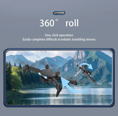 KBDFA E88Pro Drone Profesional 4K HD Dual Camera 5000 Meter Remote Control Distance Helicopter Foldable WIFI FPV Quadcopter Dron